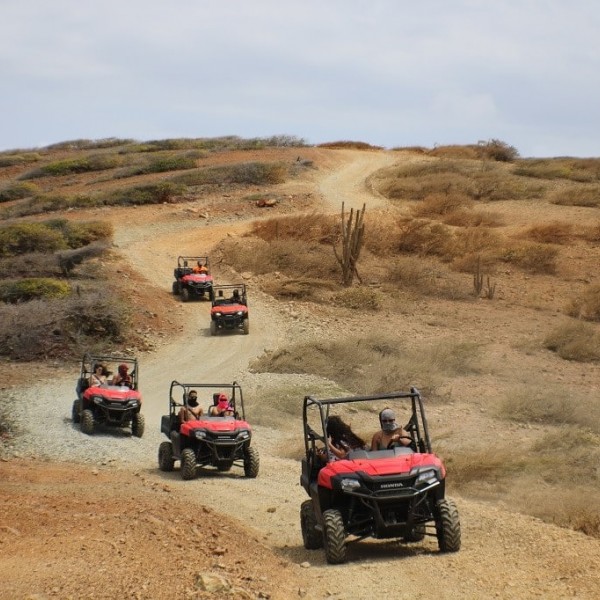 Die Highlights von Aruba im UTV erkunden