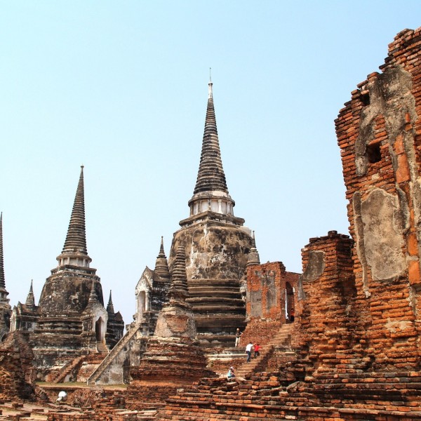 Die Tempelanlagen von Ayutthaya