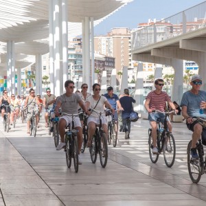 Entspannte E-Bike Tour durch Málaga