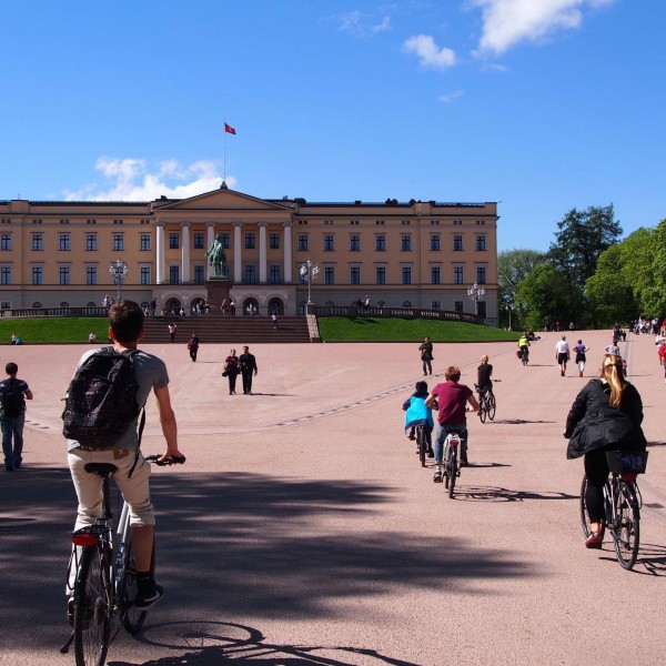 Mit dem Fahrrad zu Oslos schönsten Plätzen
