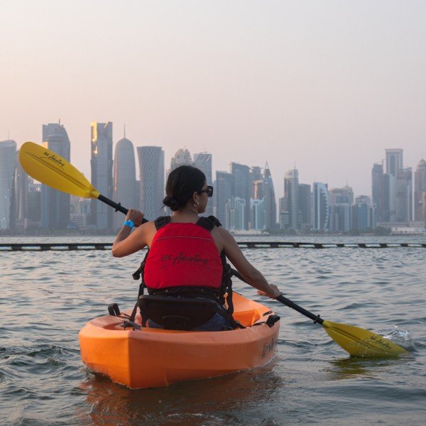 Doha vom Kajak aus entdecken