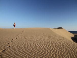 Gran Canaria-Landausflüge: Die Dünen von Maspalomas lassen ein Gefühl von Sahara entstehen.
