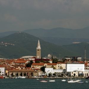 Landausflug in Koper: Blick auf die Hafenstadt Koper
