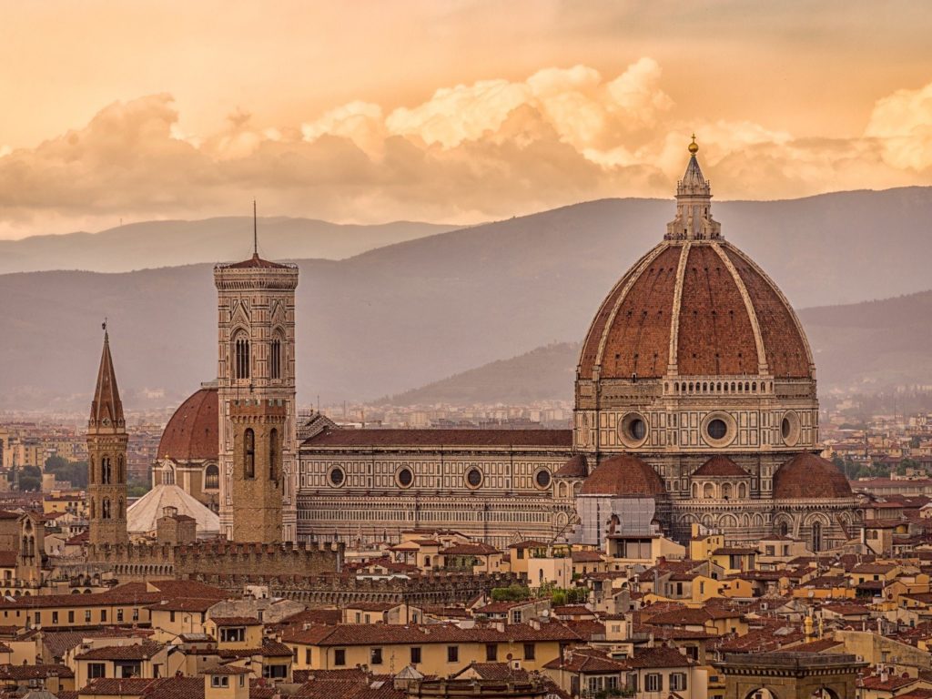 Blick auf die Kathedrale von Florenz