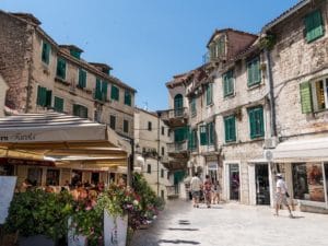 Split-Landausflüge: Fußgängerzone in Split