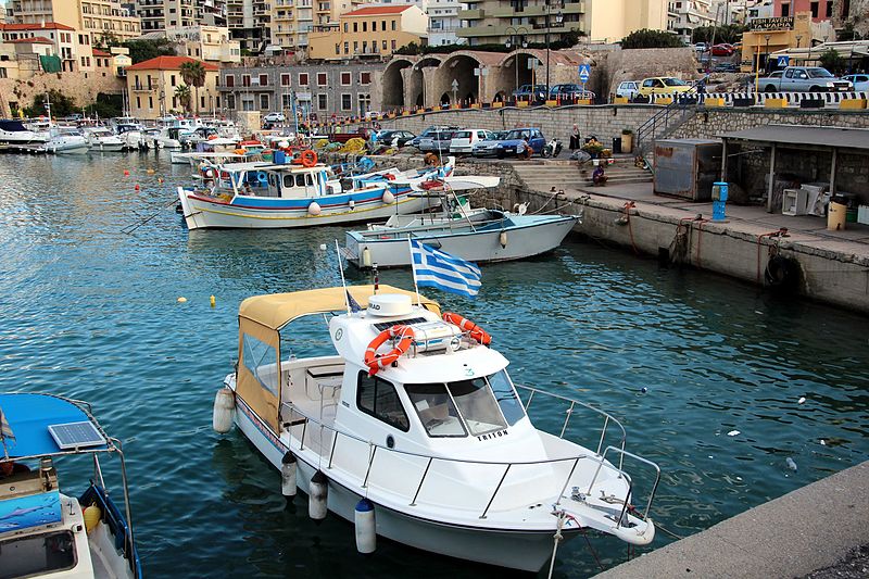 Boote im venezianischen Hafen von Heraklion