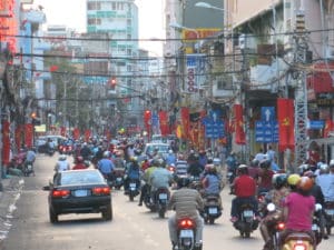 Verkehr in Ho-Chi-Minh-City