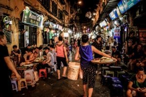 Belebtes Hanoi