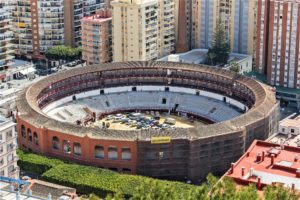 Die Stierkampfarena in Malaga bietet neben Stierkämpfen auch andere Veranstaltungen
