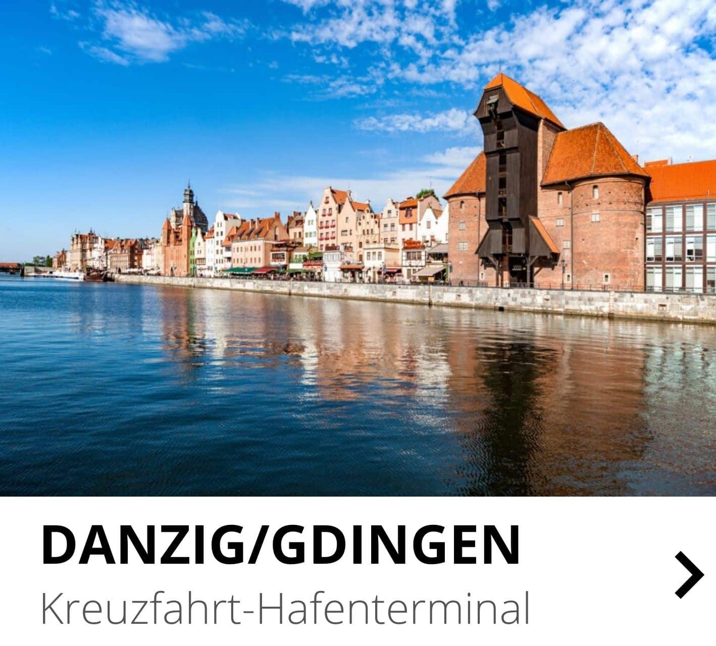 Danzig/ Gdingen Kreuzfahrt-Hafenterminal