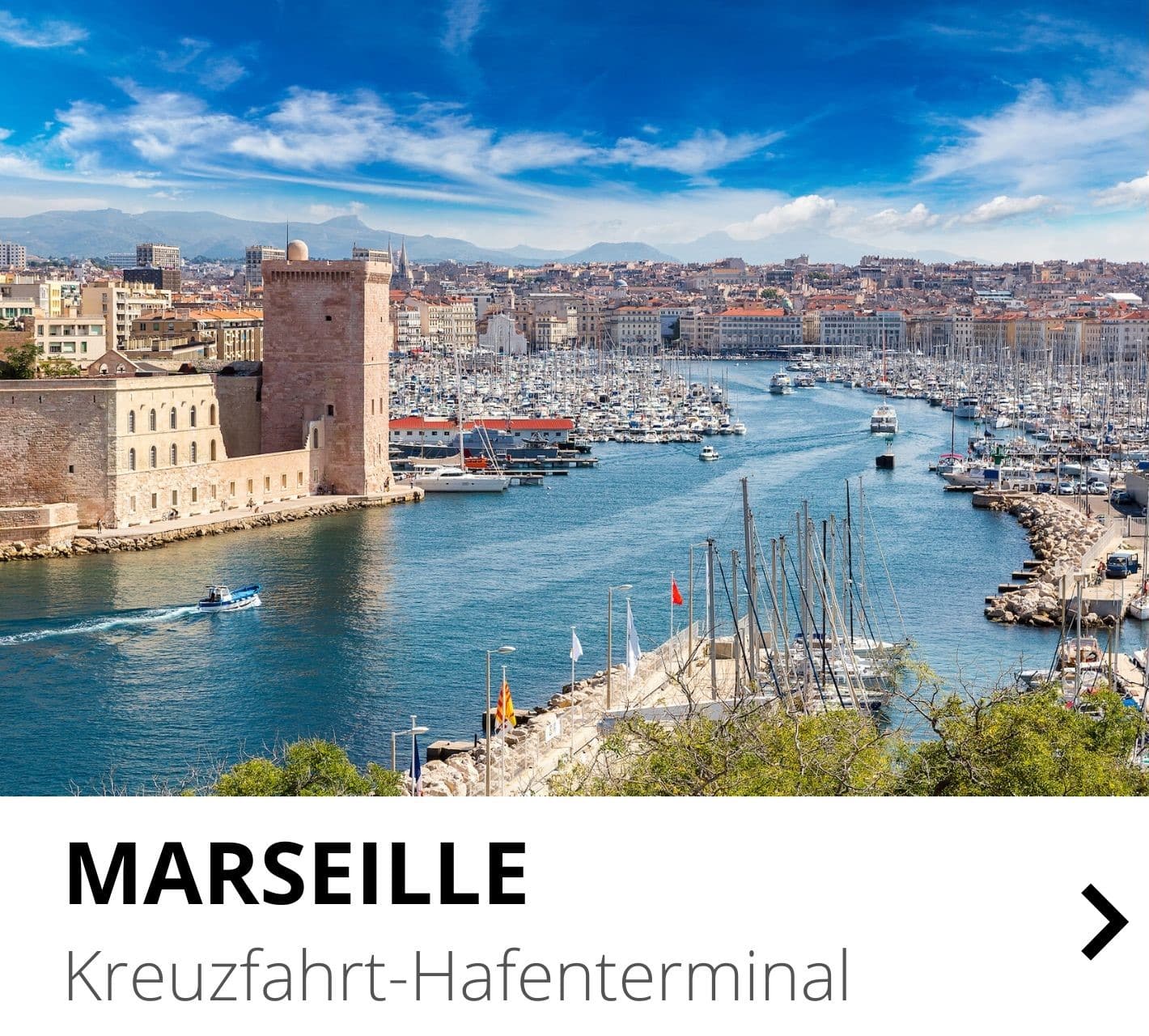 Marseille Kreuzfahrt-Hafenterminal