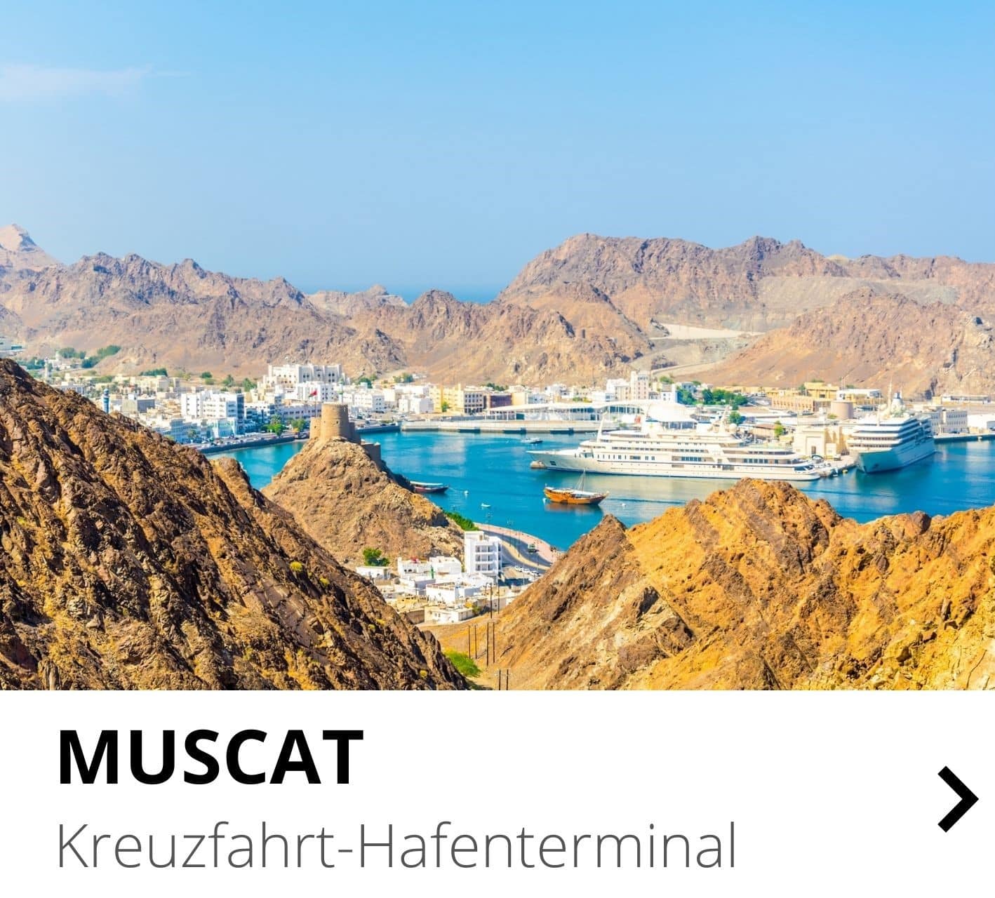 Muscat Kreuzfahrt-Hafenterminal