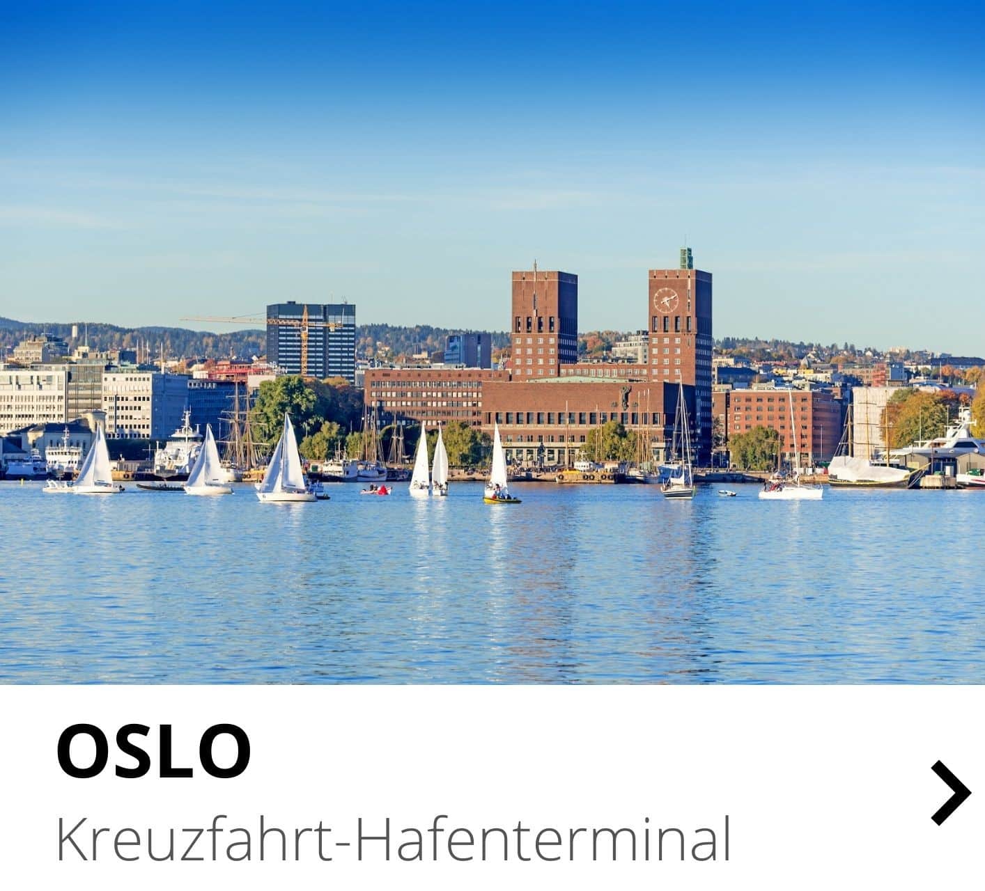 Oslo Kreuzfahrt-Hafenterminal
