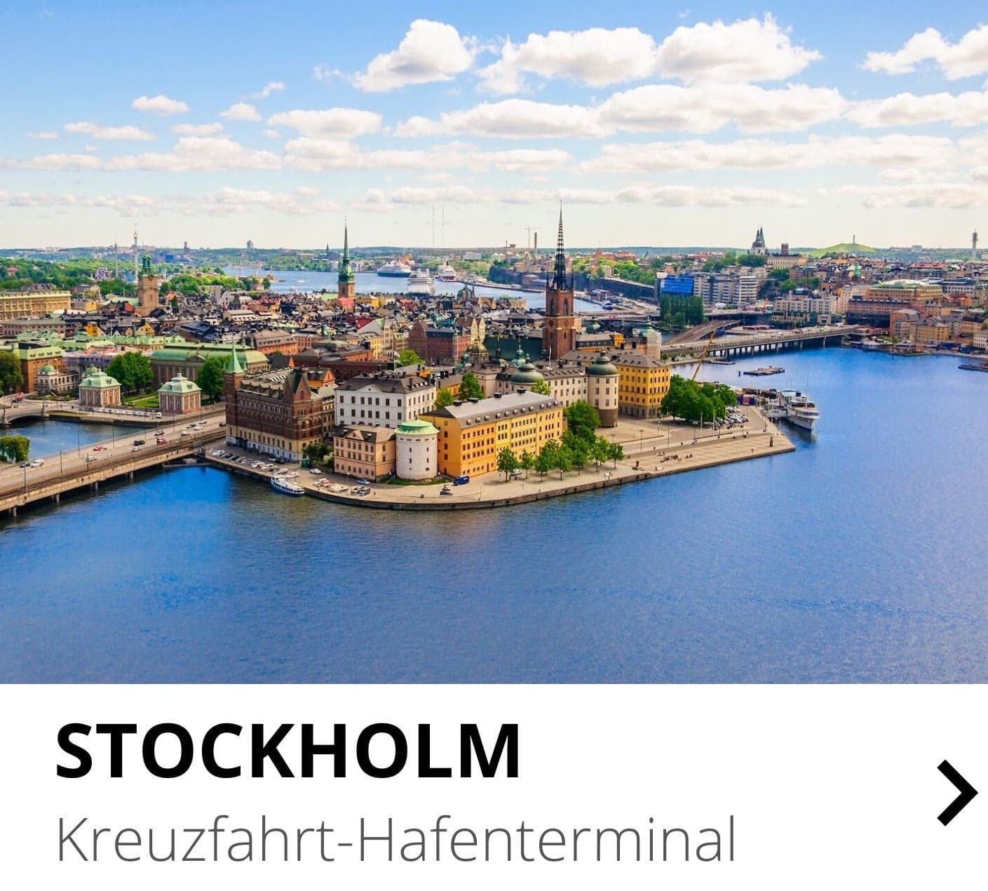 Stockholm Kreuzfahrt-Hafenterminal