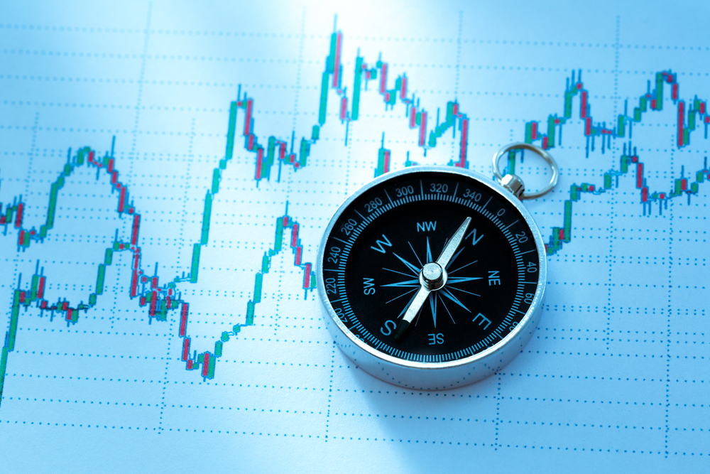 Kompass vor Aktienkurs