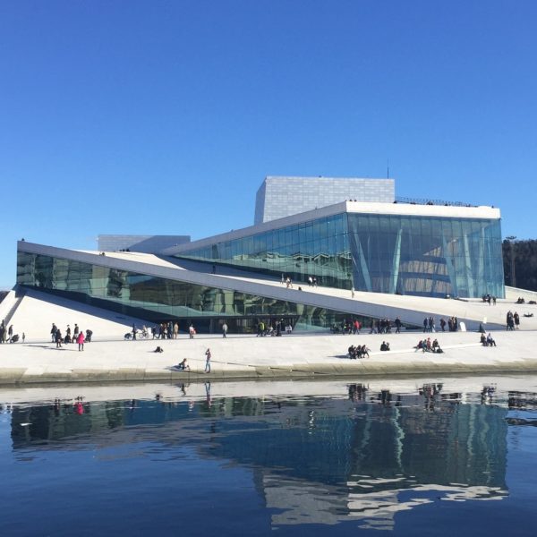 Das moderne Opernhaus am Oslofjord