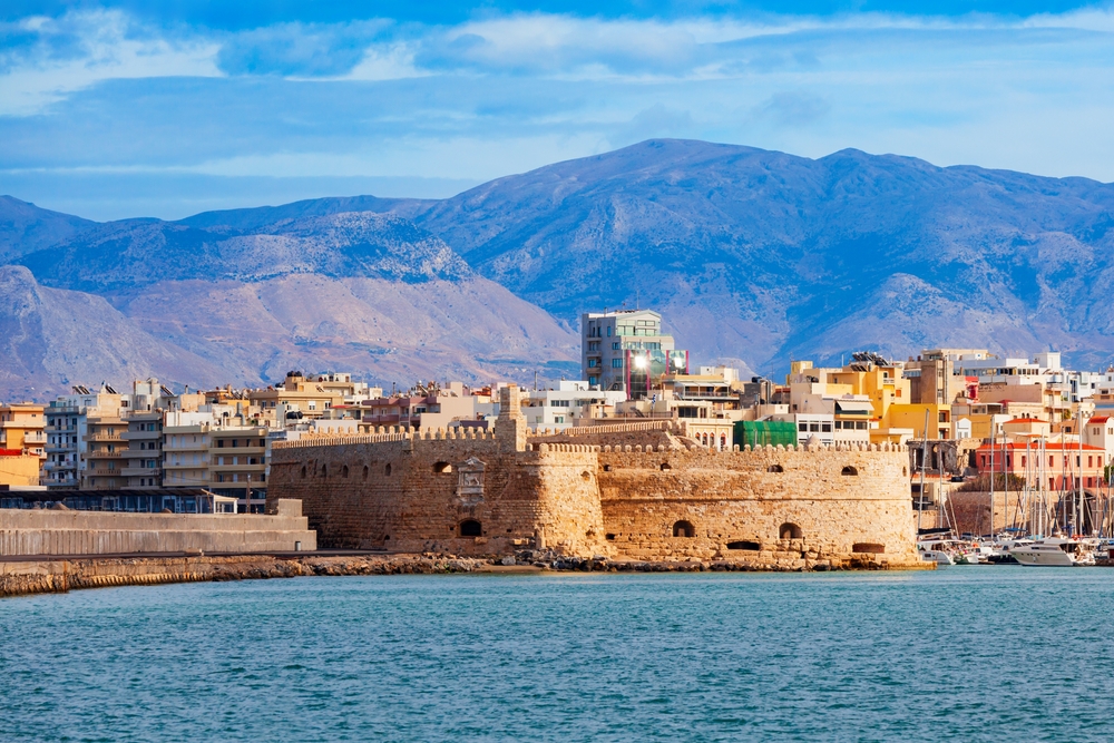 Blick auf Heraklion vom Wasser