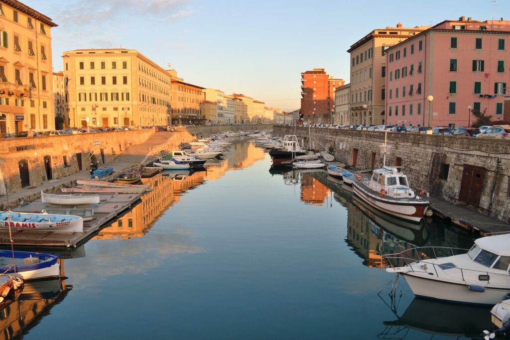 Traumhafter Blick auf Livorno