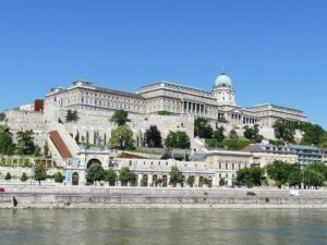 Blick auf den Burgpalast von Budapest