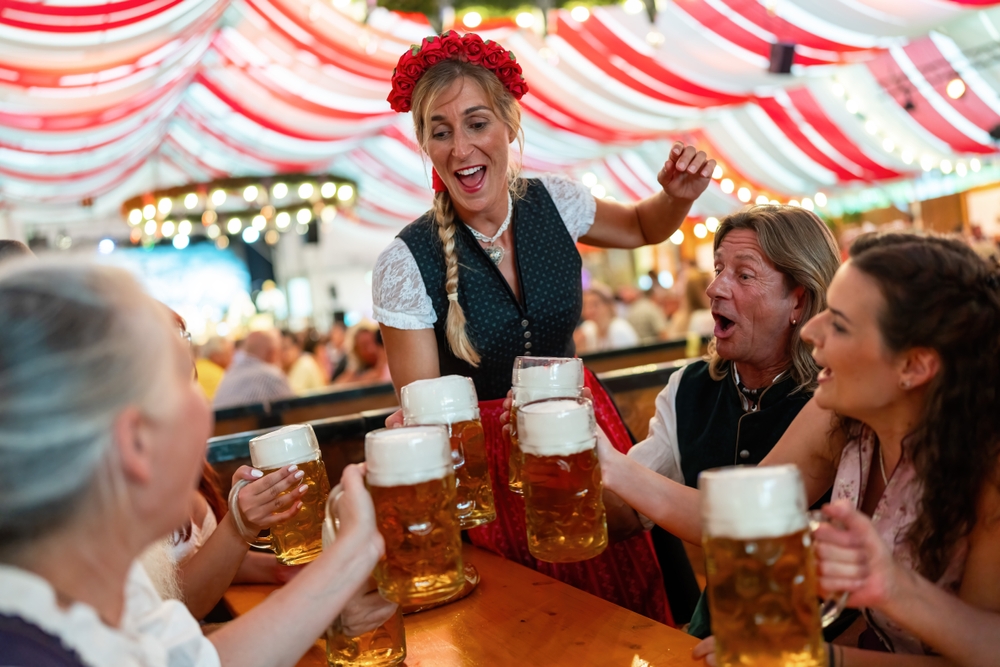 Menschen auf Oktoberfest