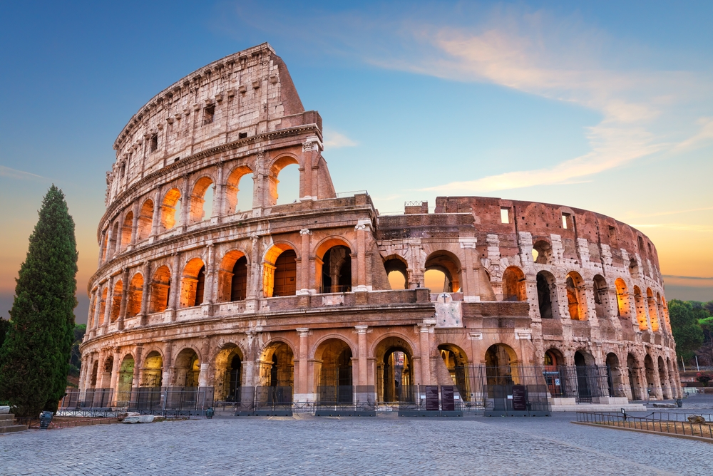 Colosseum Rom im Abendlicht