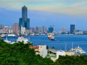 Moderne Hochhäuser prägen das Stadtbild von Kaohsiung