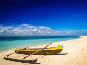 Die Pirogue ist ein klassisches Fortbewegungsmittel