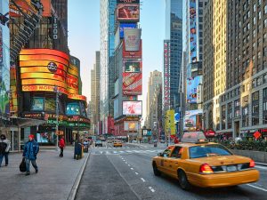 Der Times Square ist das pulsierende Herz New Yorks