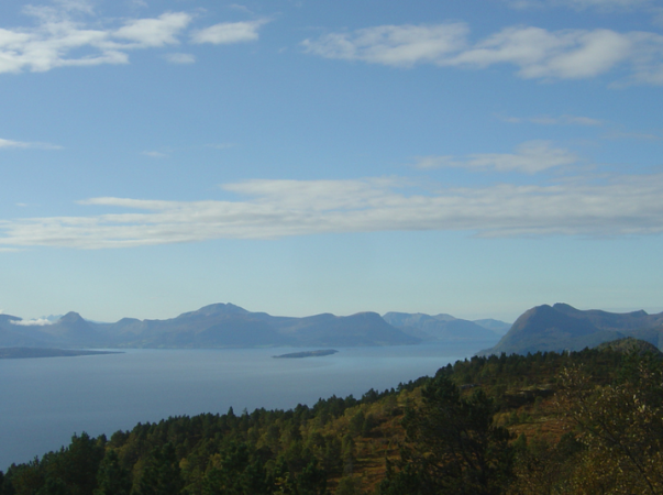 Blick vom Aussichtspunkt Varden