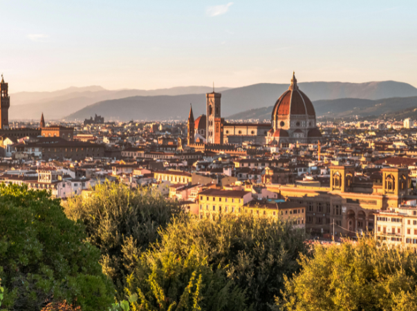 Aussicht über Florenz